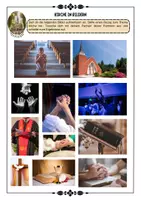 Vorschau - Arbeitsblätter - Materialpaket rundum Kirche damals, heute und meine Verbindung dazu mit Lösung (Klasse 6 7 8) - Seite 1