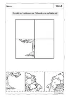 Vorschau - Arbeitsblätter - Laub- und Nadelbaum, Wald, Bäume - Seite 3