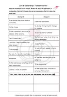 Vorschau - Stationenlernen - Love, dating & relationships: Vocabulary Booster - Seite 3