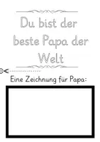 Vorschau - Mal- und Bastelvorlagen - Vatertag - ein Buch für Papa zum Basteln - Vatertagsgeschenk - Seite 2