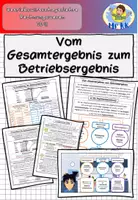 Vorschau - Stundenentwürfe - Vom Gesamtergebnis zum Betriebsergebnis BwR 10 II Lehrplan Plus - Deckblatt