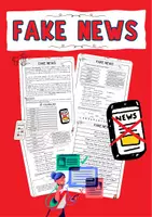 Vorschau - Arbeitsblätter - Fake News Englisch Reading Comprehension 8 Klasse Englisch Textverständnis - Deckblatt