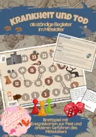 Vorschau - Spiele - Krankheit und Tod als ständige Begleiter: Brettspiel zu Gefahren des Mittelalters - Deckblatt