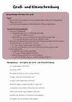 Vorschau - Arbeitsblätter - Groß- und Kleinschreibung; Merkblätter & Übungen - Seite 1