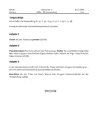 Vorschau - Test - Die Verwandlung (Franz Kafka): Klausur mit Erwartungshorizont - Seite 1