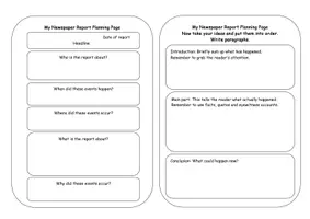 Vorschau - Arbeitsblätter - Guide: How to write a newspaper article - Seite 3