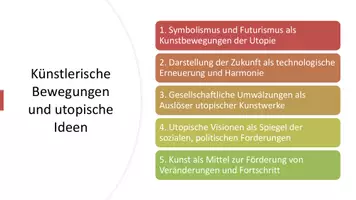 Vorschau - Präsentationen/Tafelbilder - Utopische Kunst: Eine Einführung in Visionen einer besseren Zukunft - Präsentation - Seite 3