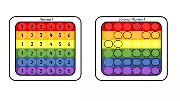 Vorschau - Spiele - Plopper Pop it - Nomen: Deutsch Freiarbeitsmaterial - Seite 3