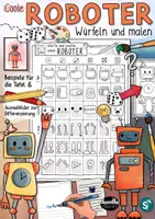 Vorschau - Spiele - Roboter würfeln und malen – Kreative Vertretungsstunde - Seite 1