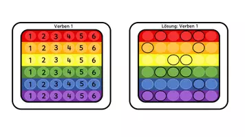 Vorschau - Spiele - Plopper Pop it - Verben: Deutsch Freiarbeitsmaterial - Seite 3
