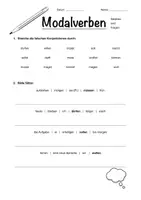 Vorschau - Arbeitsblätter - Materialpaket - DaZ: Modalverben - Seite 1