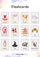 Vista previa - Hojas de trabajo - Carnival Activity Book - página 1
