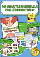 Vorschau - Arbeitsblätter - Die Qualitätsmerkmale von Lebensmitteln! (Der Qualitätsfächer: Zuordnung der Merkmale, Analyse und Bewertung verschiedener Lebensmittel) - Deckblatt