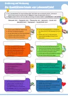 Vorschau - Arbeitsblätter - Die Qualitätsmerkmale von Lebensmitteln! (Der Qualitätsfächer: Zuordnung der Merkmale, Analyse und Bewertung verschiedener Lebensmittel) - Seite 2