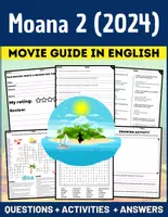 Vorschau - Arbeitsblätter - Movie Guide: "Moana 2 (2024)" Questions and Activities with Answers - Deckblatt