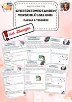 Vorschau - Arbeitsblätter - Chiffrierverfahren - Verschlüsselung - Deckblatt