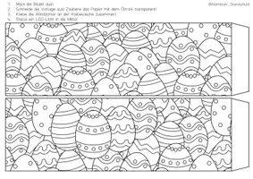 Vorschau - Mal- und Bastelvorlagen - Windlichter Ostern - Frühling basteln - Seite 2