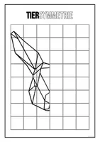 Vorschau - Mal- und Bastelvorlagen - Symmetrie geometrische polygone Tiere 15 Arbeitsblätter - Seite 2