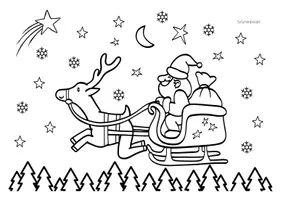 Vorschau - Mal- und Bastelvorlagen - Ausmalbilder - Weihnachten - Seite 1