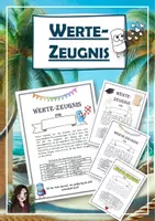 Vorschau - Anderer Materialtyp - Dein Wertezeugnis (alternatives Zeugnis, viele verschiedene Vorlagen) - Deckblatt