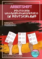 Vorschau - Stundenentwürfe - Politischer Willensbildungsprozess in Deutschland / Bundestagswahl 2025 - Arbeitsheft - Deckblatt