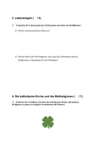 Vorschau - Klassenarbeiten - Klassenarbeit Religion - Seite 2