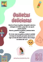 Vista previa - Juegos / Gamificación - Juego matemático para niños "Galletas deliciosas" - página 2