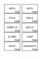 Vista previa - Juegos / Gamificación - Tarjetas para rimar y trabajar conciencia fonológica - página 2
