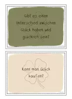 Vorschau - Bildkarten - Glück und glücklich sein - Karteikarten zum Philosophieren mit Kindern - Seite 3