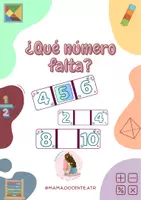 Vista previa - Juegos / Gamificación - Juego matemático para niños "¿Qué número falta?" - Portada