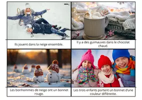 Aperçu - Jeux - Jeu de lecture hiver – PDF à imprimer - Page 3