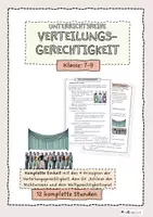 Vorschau - Unterrichtsreihen - Unterrichtsreihe (Verteilungs)Gerechtigkeit - Deckblatt