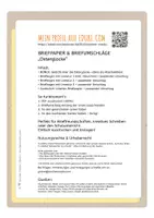 Vorschau - Arbeitsblätter - Briefpapier "Osterglocke" (4 Lineaturen) – plus Gedicht - Seite 1