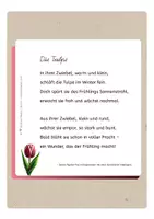 Vorschau - Mal- und Bastelvorlagen - Briefpapier "Tulpe" (4 Lineaturen) – plus Gedicht - Seite 2