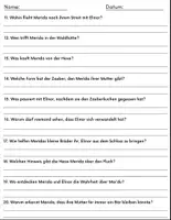 Vorschau - Arbeitsblätter - Film: "Merida – Legende der Highlands (2012)" Fragen + Aktivitäten Rätsel mit Lösungen - Seite 2