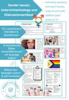 Vorschau - Arbeitsblätter - Gender issues in pictures: Kick-off lesson starters and discussion prompts - Deckblatt