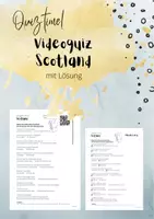 Vorschau - Arbeitsblätter - Videoquiz - Einstieg - Scotland - Deckblatt