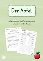 Vorschau - Arbeitsblätter - Der Apfel - Arbeitsblätter für den Gesamtunterricht - Deckblatt