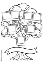 Vorschau - Spiele - Ausmalbilder "Familienbaum" / Stammbaum / Familie - Seite 3