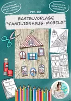 Vorschau - Spiele - Bastelvorlage "Familienhaus-Mobile" / Stammbaum / Familie - Deckblatt