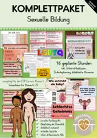 Vorschau - Stundenentwürfe - Sexualkunde / Sexualerziehung (KOMPLETTPAKET) - Deckblatt