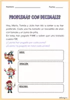 Vista previa - Hojas de trabajo - Problemas matemáticos - con piratas - página 2