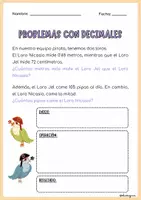Vista previa - Hojas de trabajo - Problemas matemáticos - con piratas - página 3