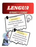 Vista previa - Hojas de trabajo - 3P LENGUA T6 DETERMINANTES, MITOS, LEYENDAS, REFRANES, COMIC - página 3