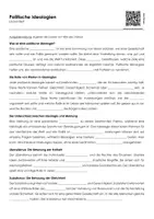 Vorschau - Arbeitsblätter - Politische Ideologien (Lückentext, Übungen, Erklärvideo) - Deckblatt