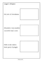 anteprima - Esercizi - La primavera, leggi e disegna - Pagina 1