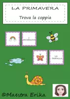 anteprima - Giochi - La primavera, trova la coppia - Pagina di copertina