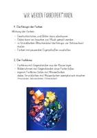 Vorschau - Unterrichtsreihen - Farbkreis - gestalten mit Kontrasten - Seite 1