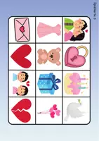 Vorschau - Arbeitsblätter - Wortschatz Bingo - Valentinstag (Klasse 1 und 2) - Seite 3