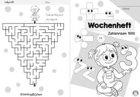 Vorschau - Stationenlernen - Wochenheft Mathe 13 (Zahlenraum 1000) - Seite 1
